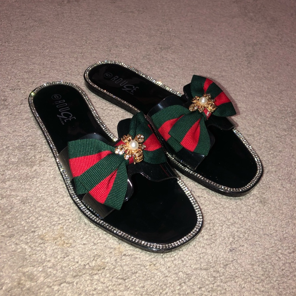 bling sandals size 6